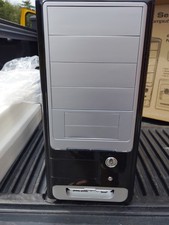 ULTIMATE Series ATX Mid-Tower PC Case Black/Silver w/ 450W PSU Included