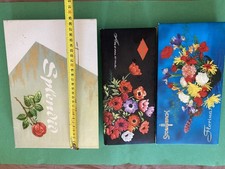 Pralinen Leer Schachtel  Werbung Reklame Trumpf Stollwerck T. Verpackung Vintage