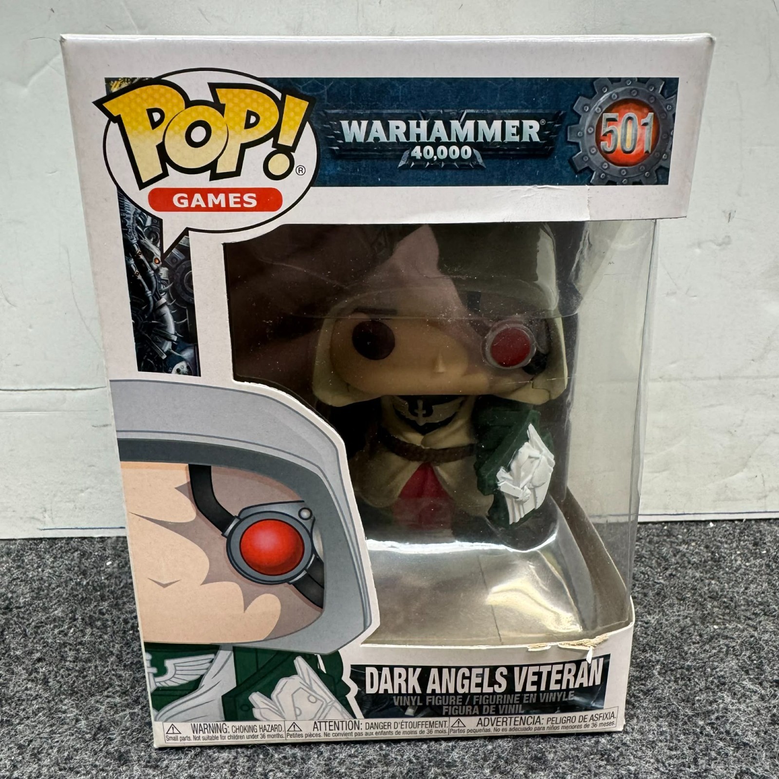 Funko Pop Games - Warhammer 40K Dark Angels Veteran 501