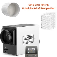 ALORAIR ducted Whole House Dehumidifier, 90 PPD for Home Garages /w Remote New