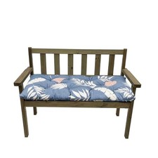 Outdoor Waterproof Bench Cushions Garden Bench Cushion 20x40x3in Blue Grey