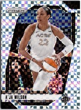 2024 Panini Prizm WNBA A'ja Wilson #86 Checkerboard Prizms Las Vegas Aces