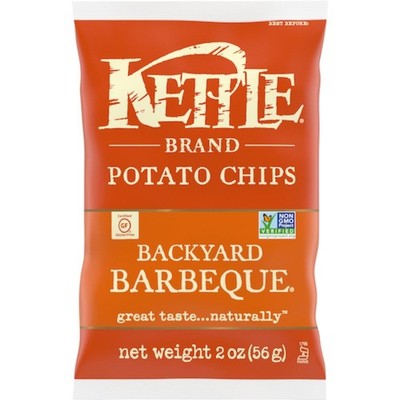 Kettle Foods Backyard Bbq Potato Chips, 2 Ounces - 6 Packs Per Case