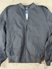 Neptune Garment Co Thinsulate Men s Jacket Wool Full Zip Black Size 44 Bomber