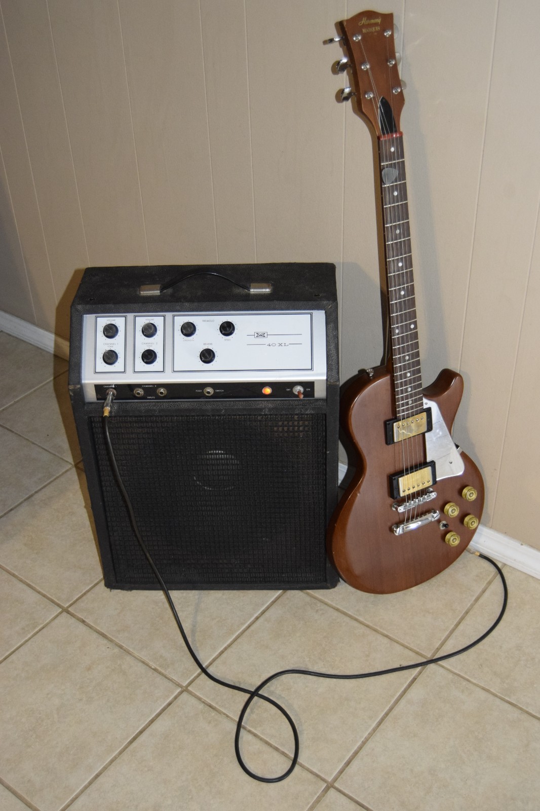 Extremely Rare Solid State! Sears 40XL Vintage Guitar Amp Silvertone Danelectro