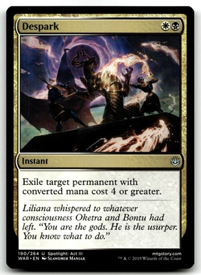 #ad MTG Despark U War of the Spark 190 LP $1.00