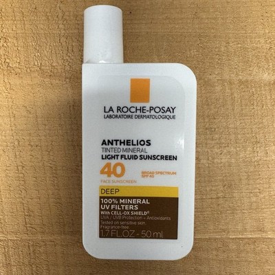 La Roche-Posay Anthelios Tinted DEEP Face Sunscreen SPF 40 Broad Spectrum 12/25