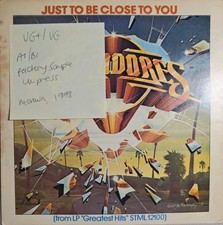 Commodores Just To Be Close To You Vinyl Record VG+/VG TMG 1127 Factory Sample