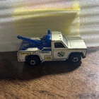 VINTAGE HOT WHEELS REDLINE LARRY'S TOWING TOW TRUCK ~ WHITE ~ HONG KONG