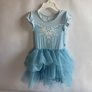 open lace back dress Posh Peanut Girl's Disney Cinderella Tulle Dress in Blue, 7y-8y, Viscose from Bamboo main image 0