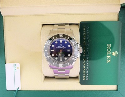 2020 Rolex Deepsea James Cameron 126660 Black Blue Dial SS Oyster W/ Papers 44mm