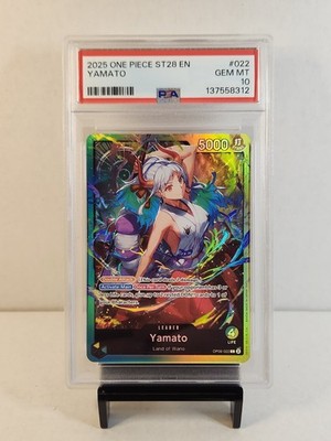 2025 One Piece Starter Deck ST-28 Green/Yellow #022 Yamato PSA Gem 10 POP 49