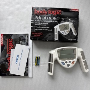 Omron HBF-306BL Body Logic Handheld Body Fat Analyzer & Manual & Fitness Guide