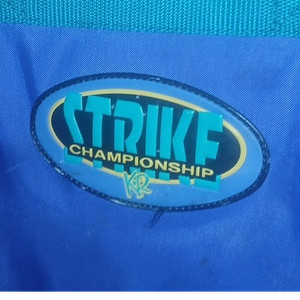 Brunswick Truline Championship 1-Ball Bowling Bag Blue/Teal Nylon Zipper