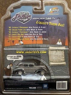 Jada 1:64 Silver '39 Chevy Master Deluxe Homie Rollerz + Veterano