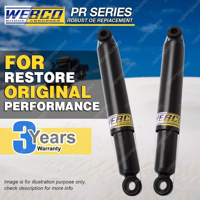 2 Rear PR Webco Pro 4x4 Gas Shock Absorbers for TOYOTA Hilux KUN26R GGN25R 05-ON