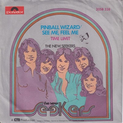 -1841- The New Seekers - Pinball Wizard - See Me Feel Me -7''-Single- near mint