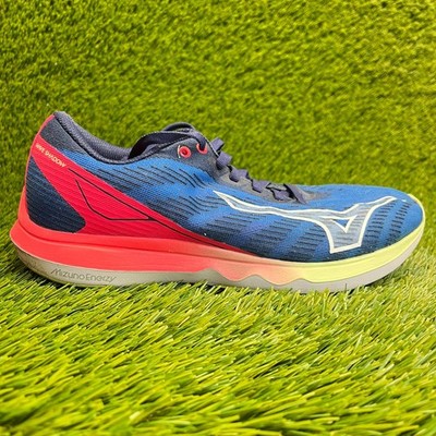 Mizuno Wave Shadow 5 Womens Size 8.5 Blue Pink Walking Running Shoes Sneakers