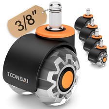 2 Inch Replacement Office Chair Wheels for IKEA Chair, Computer Gaming Castor...