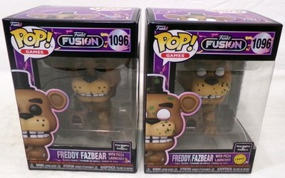 Funko Pop Fusion 1096 Five Nights At Freddy's Pizza Launcher Regular & Chase Set