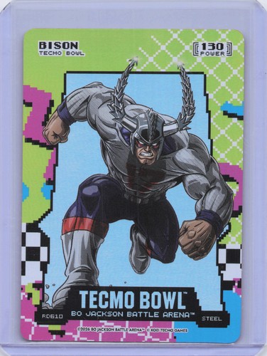 Bison JOSH ALLEN Steel 80\'s Rad | 2026 Bo Jackson Battle Arena Tecmo