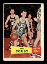 1957-58 Topps #17 Bob Cousy Boston Celtics G/VG HOF10010892