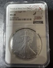 2025 (W) $1 American Silver Eagle NGC MS70 Seasons Greetings Label Random Number