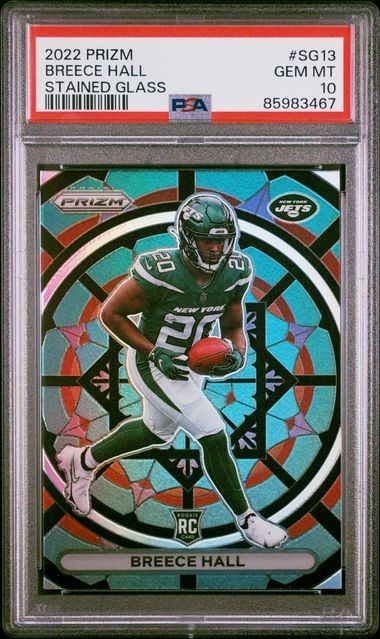 Breece Hall Panini Prizm Stained Glass #SG13 Base