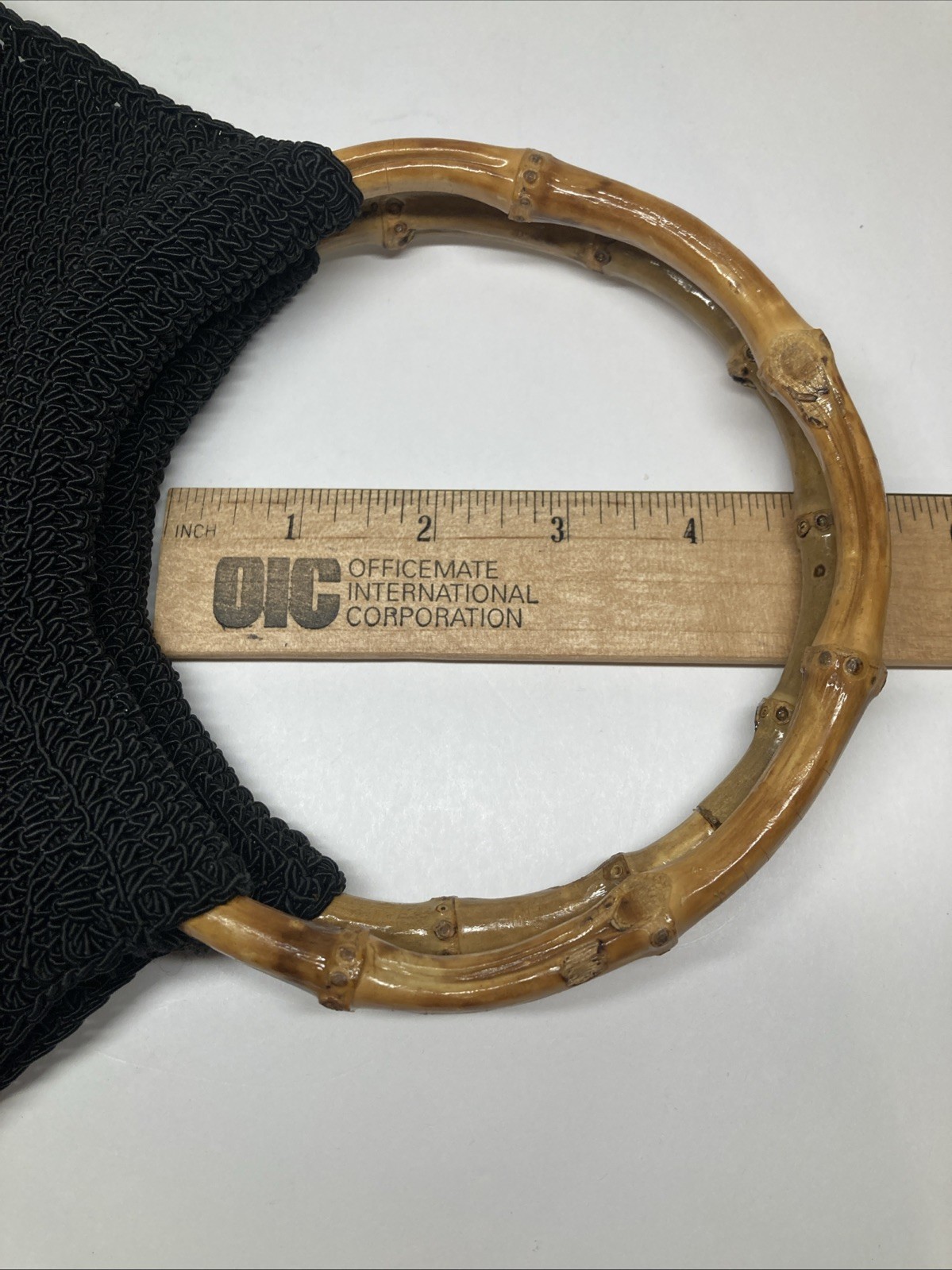 Vintage Chateau Macrame Black Patchwork Boho Wove… - image 17