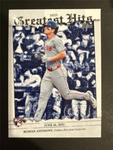 2026 Topps Greatest Hits Insert #GH-26 Roman Anthony RC Red Sox