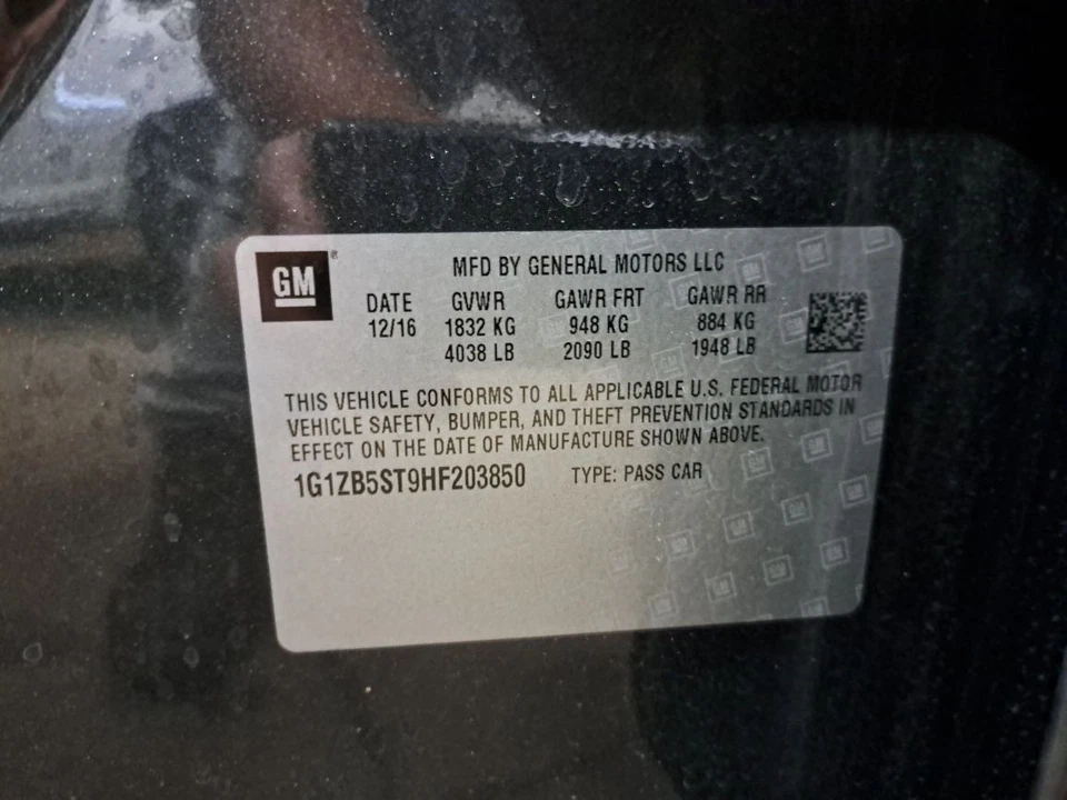 Brake Master Cylinder 2017 Malibu Sku#4249389 - Image 2 of 4