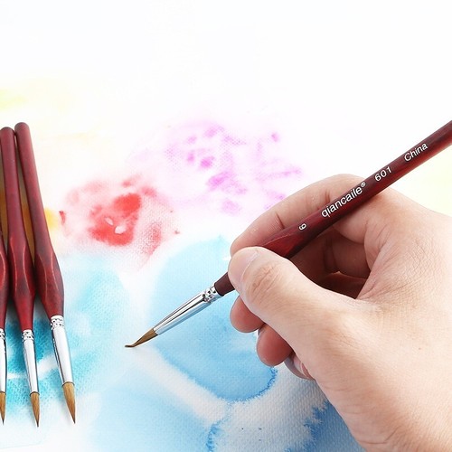 9PCS Hook Line Paint Brush for Oil Watercolor Acrylic Painting Art Supplies - Picture 7 of 12