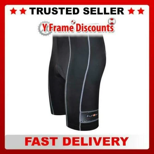 Funkier Men Black Cycling Shorts