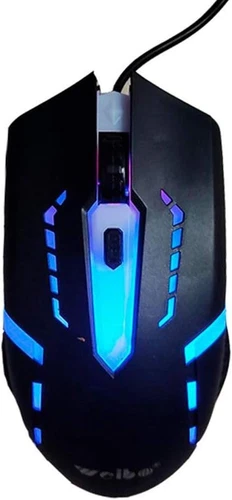 MOUSE OTTICO RGB GAMING ILLUMINATO LED 2 PULSANTI INGRESSO USB LED GAMING M-39