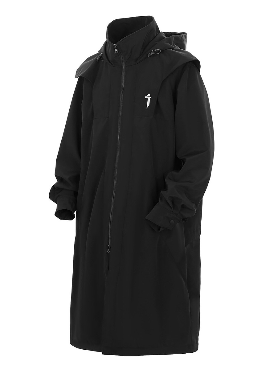 Niepce Japanese Urban Jacket with Hoodie Streetwear Casual Long
