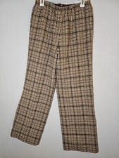 1970s vintage women's Pendleton Plaid wool pants size 16