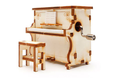 YoungModeler Orgel Piano Desktop Wooden Model Kit