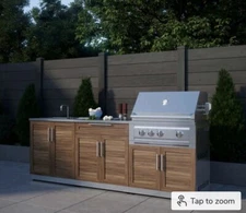 NewAge Outdoor Kitchens Piece Set Platinum Grill