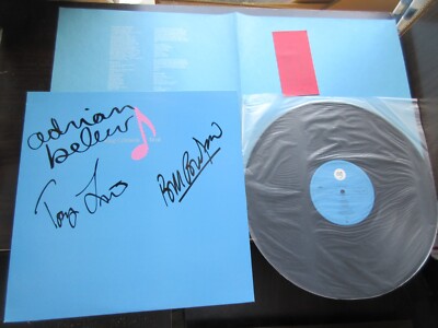 King Crimson Beat Japan Signed Vinyl LP w Ticket Adrian Blew Bill