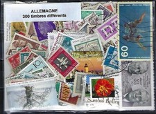 Allemagne toute période 300 timbres différents oblitérés used