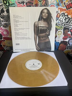 AALIYAH Ultimate 3LP VG++ GOLD NUGGET VINYL in Shrink with HYPE