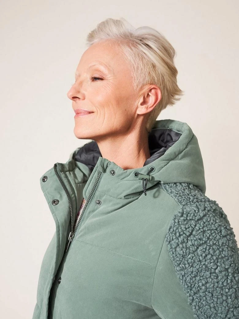 White stuff shop teal coat