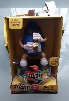 M&M Rock Stars Saxophone & Yellow Drummer Player In Package