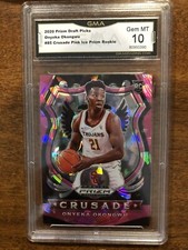 2020 Prizm Draft Picks Onyeka Okongwu #85 Crusade Pink Ice Rookie RC GMA 10 Gem
