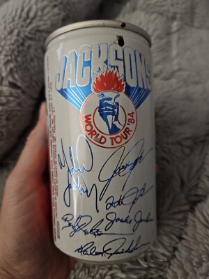 1984 Jacksons Michael Jackson World Tour Pepsi Cola Soda Pop Empty