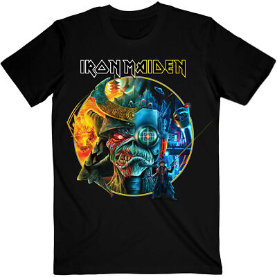 Iron Maiden The Future Past Tour '23 T-Shirt Black | eBay