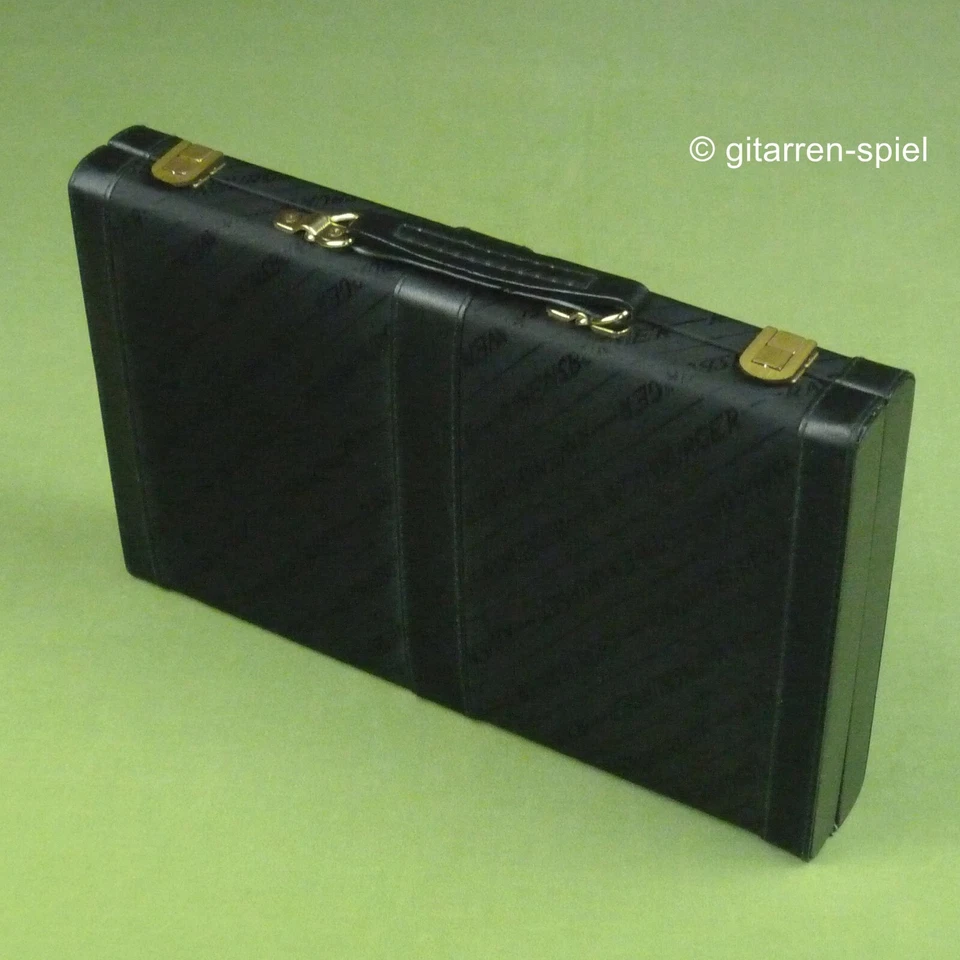 Edler schwarzer Backgammon-Koffer - Komplett 1A Top! 33 cm - Ravensburger  ©1985 - Bild 3 von 4