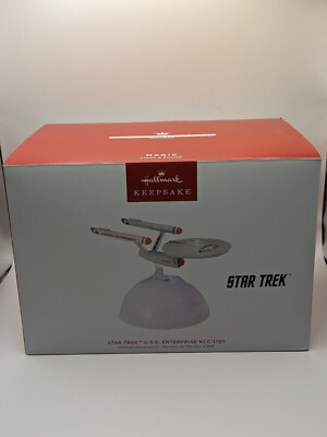 Hallmark Star Trek U.S.S. Enterprise NCC 1701 Table Top Display Decorator 2023