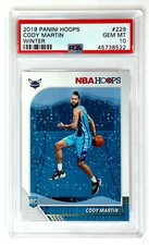 2019 Panini Hoops Winter #229 Cody Martin Hornets PSA 10