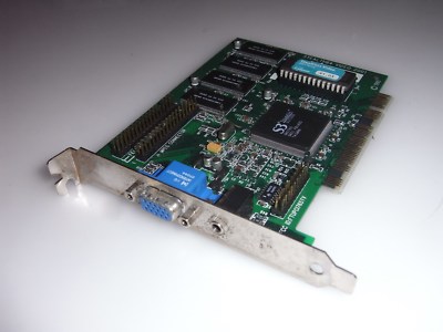 Diamond S3 Trio64V+ Stealth64 Video 2001 Legacy MKIII PCI Grafikkarte PC Card